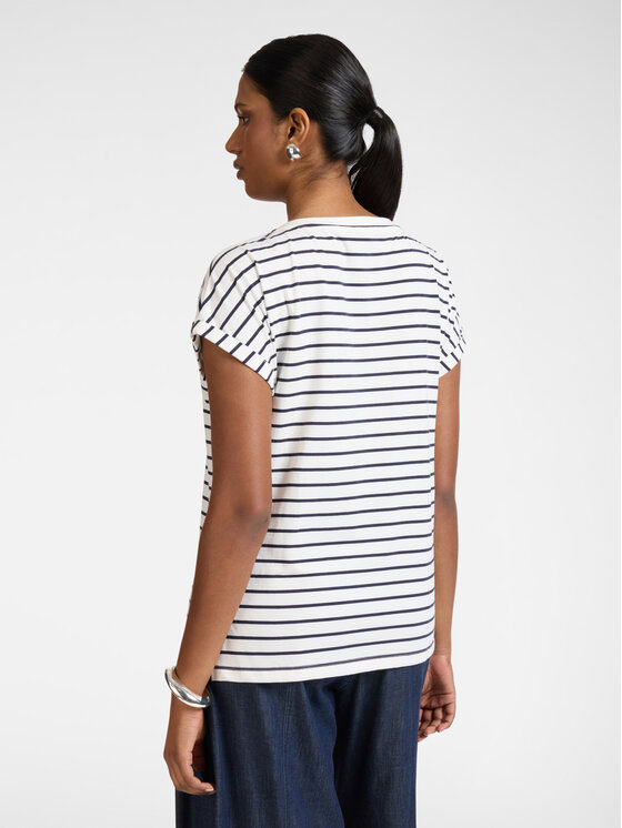 Elena Mirò Elena Mirò T-Shirt G063Z000717N001 Biały Boxy Fit