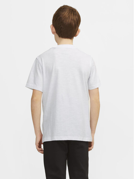 Jack&Jones Junior Jack&Jones Junior T-shirt Lafayette 12253973 Bijela Standard Fit