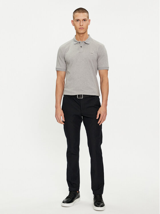BOSS Boss Polo Passenger 50507803 Szary Slim Fit