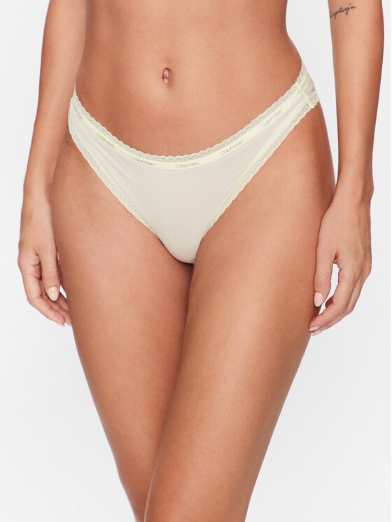 Calvin Klein Underwear Klasične Spodnje Hlačke 000QD3766E Rumena