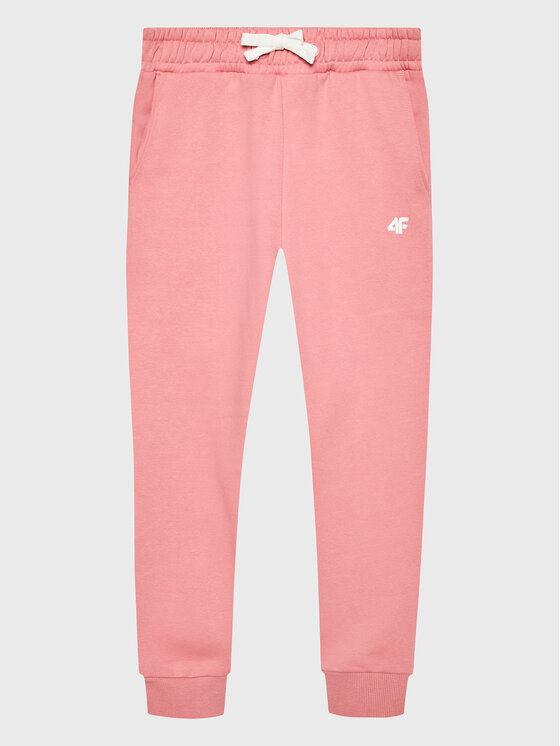 4F 4F Παντελόνι φόρμας HJZ22-JSPDD001 Ροζ Regular Fit