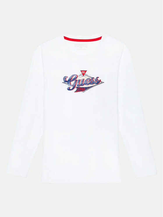Guess Blúzka L4BI15 I3Z14 Biela Regular Fit