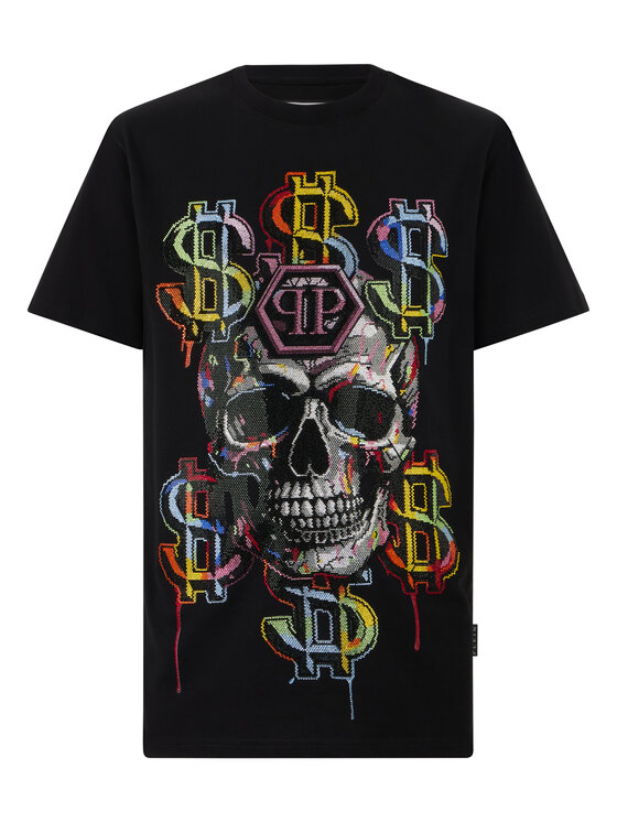 PHILIPP PLEIN PHILIPP PLEIN T-shirt 31098 Nero Regular Fit