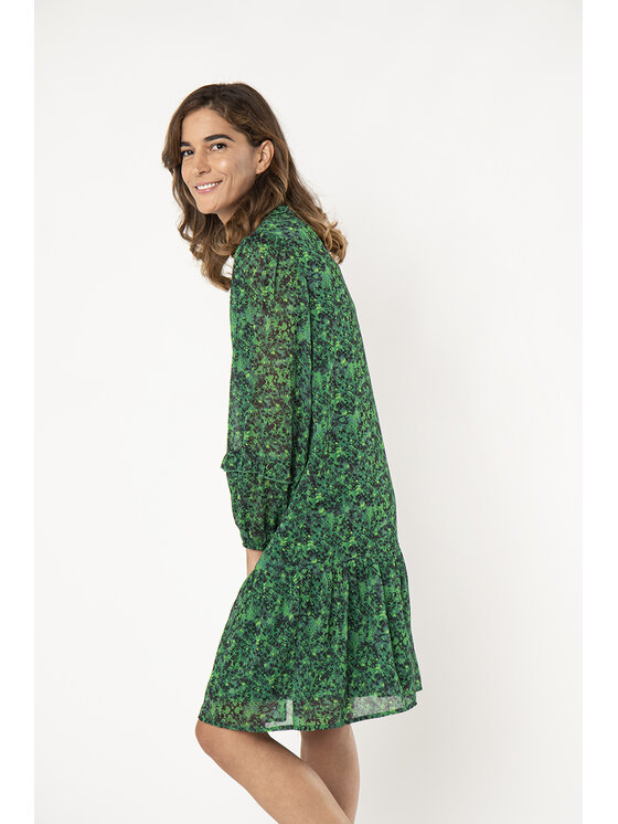 QUIOSQUE QUIOSQUE Každodenné šaty FIELDS DRESS Zelená Regular Fit