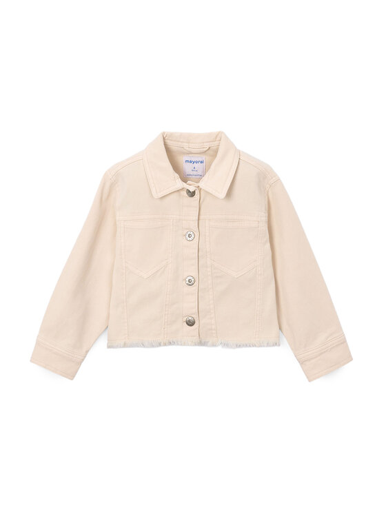 Mayoral Mayoral Giacca di jeans 3455 Beige Regular Fit