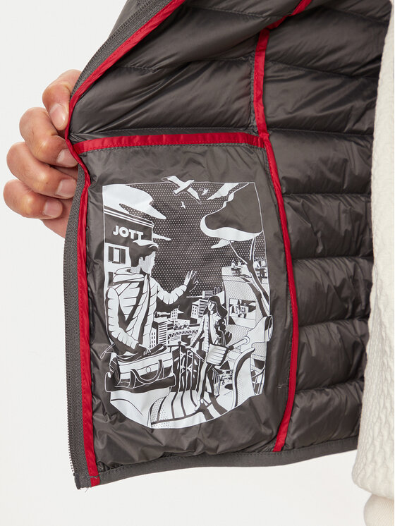 Jott Jott Kamizelka P000MDOW04-504_XXL Szary Regular Fit