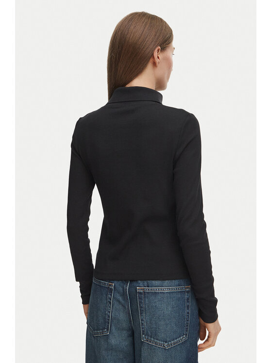 Calvin Klein Jeans Calvin Klein Jeans Блуза Henley LV047H203G Черен Slim Fit