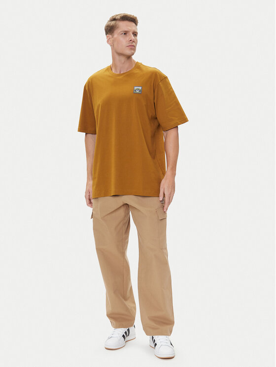 adidas adidas Majica Wabash JW0160 Rjava Loose Fit