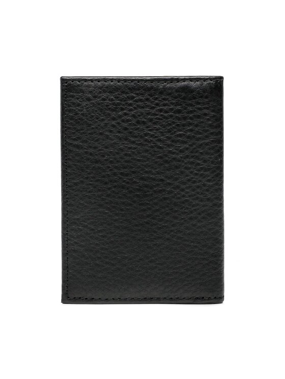 Tommy Hilfiger Tommy Hilfiger Custodie per carte di credito Th Premium Leather Bifold AM0AM10991 Nero