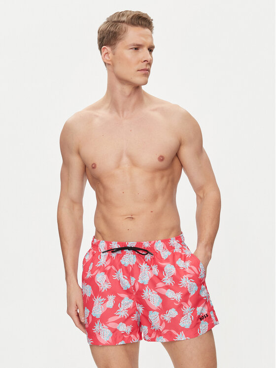 BOSS Boss Szorty kąpielowe Ery 50515718 Różowy Regular Fit