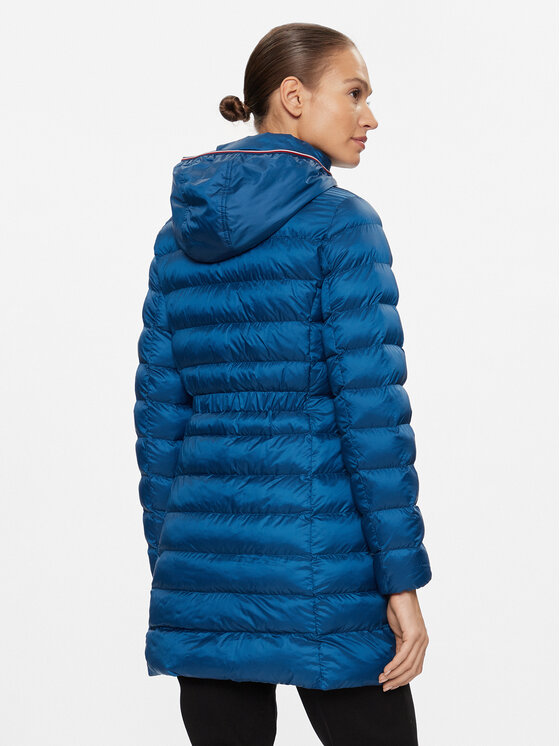 Tommy Hilfiger Tommy Hilfiger Winterjacke Global Stripe WW0WW39221 Blau Regular Fit