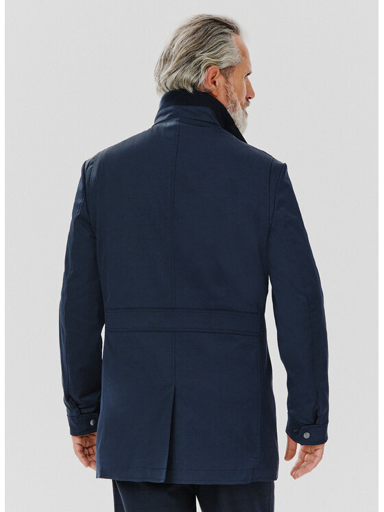 Pako Lorente Pako Lorente Płaszcz P24WF-7X-002 Granatowy Classic Fit