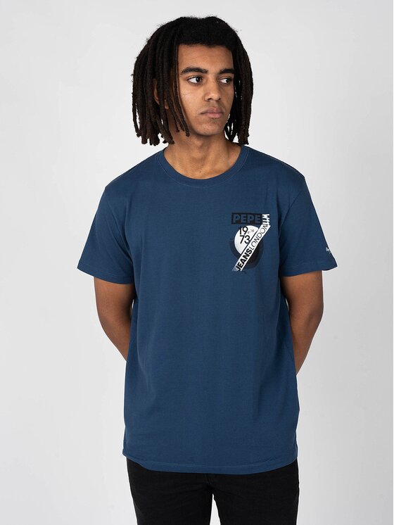 Pepe Jeans Pepe Jeans T-Shirt PM507855 | Rico Σκούρο μπλε Regular Fit
