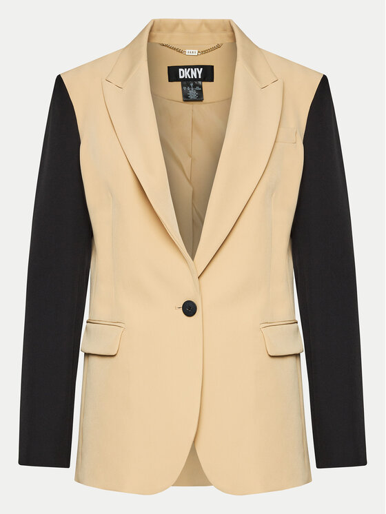 DKNY DKNY Pintsak UB4JX084 Beež Regular Fit