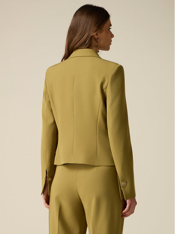 Oltre Oltre Giacca di transizione Q046R004679N025 Verde Slim Fit