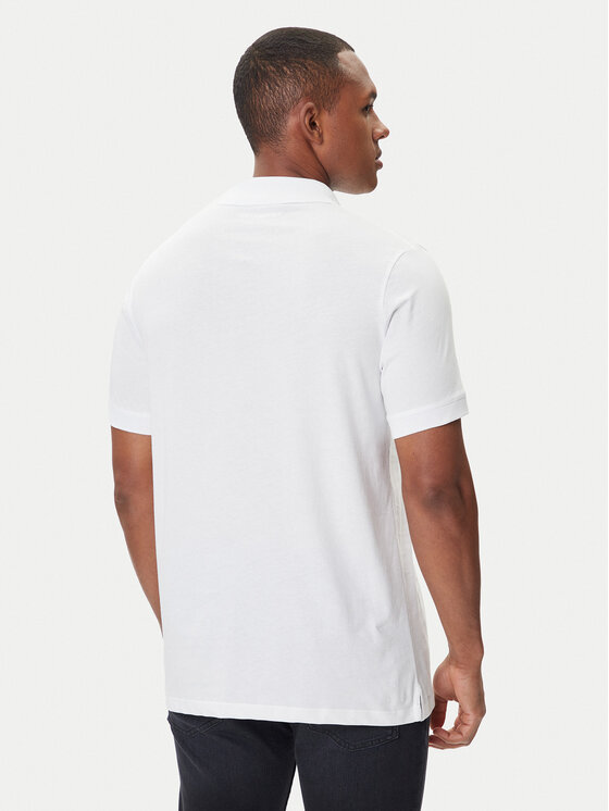 KARL LAGERFELD KARL LAGERFELD Polo särk 745710 500224 Valge Regular Fit