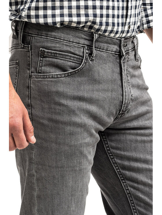 Lee Lee Jeansy DAREN ZIP FLY Szary Straight Fit