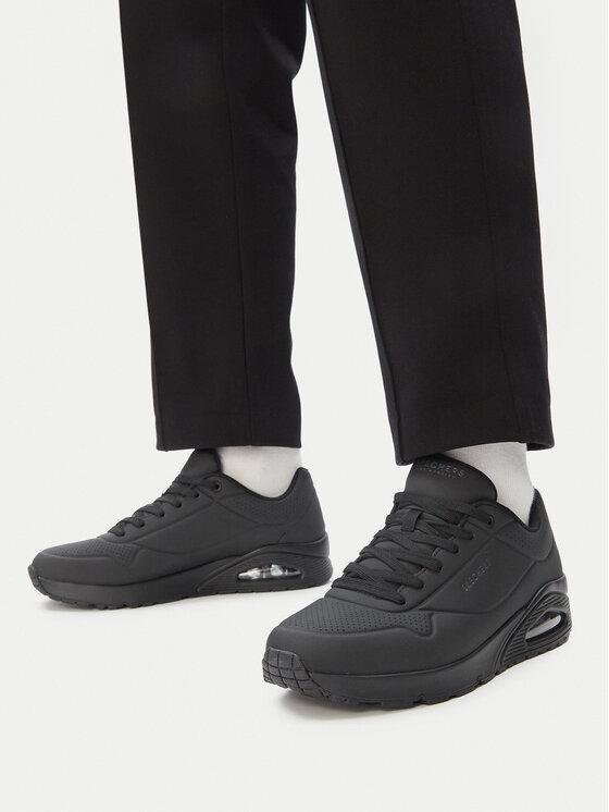 Skechers Skechers Αθλητικά Uno-Stand On Air 52458/BBK Μαύρο