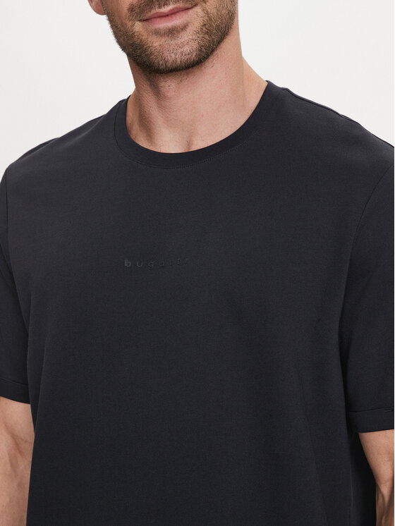 Bugatti Bugatti T-shirt 8350 55024A Tamnoplava Slim Fit