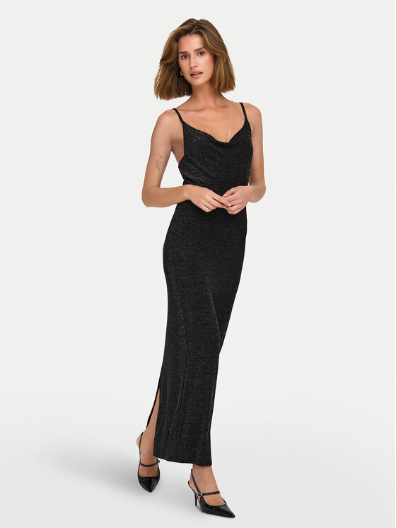ONLY ONLY Abendkleid Clara 15333665 Schwarz Slim Fit