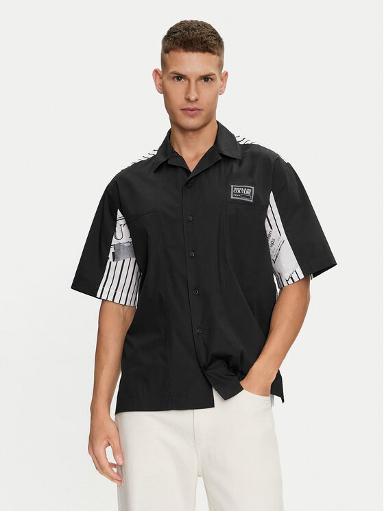 Versace Jeans Couture Versace Jeans Couture Cămașă 76GAL202 Negru Relaxed Fit