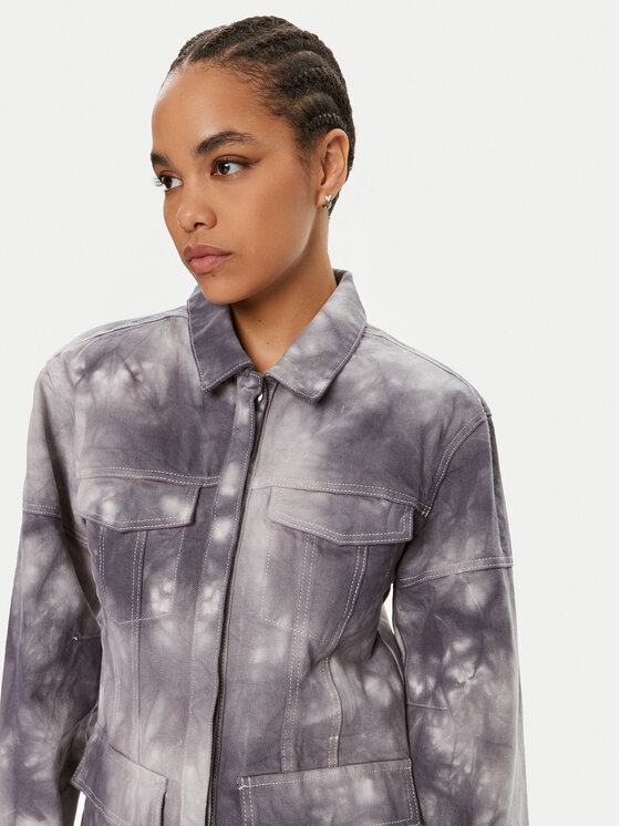 Gestuz Gestuz Giacca di jeans Kala 10909055 Grigio Regular Fit