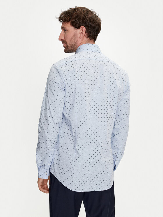 Calvin Klein Calvin Klein Marškiniai K10K113168 Mėlyna Slim Fit