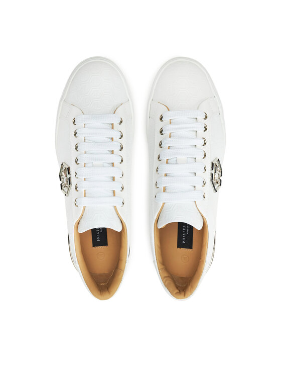 PHILIPP PLEIN PHILIPP PLEIN Sneakersy AADS USC0665 PLE010N Bílá