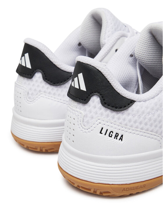 adidas adidas Buty halowe Ligra 8 Indoor Shoes Kids IH8244 Biały