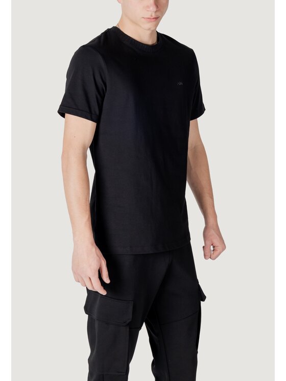 Antony Morato Antony Morato T-shirt REGULAR FIT WITH EMBROIDERED LOGO Nero Regular Fit