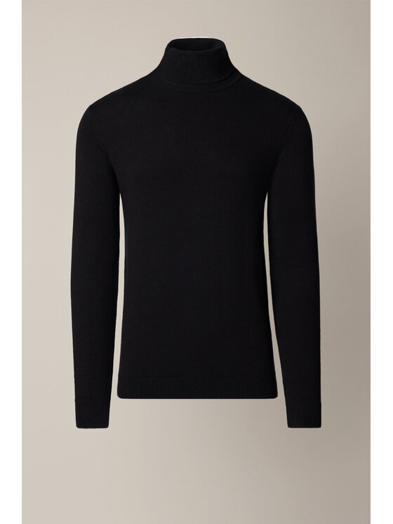 Lancerto Lancerto Sweter Sigmar SW073225000080 Czarny Regular Fit