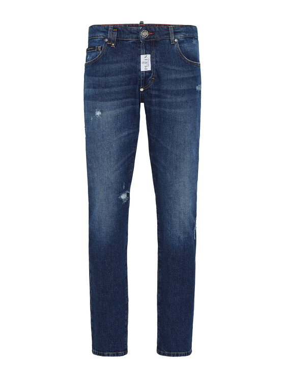PHILIPP PLEIN PHILIPP PLEIN Jeansy 9597 Světle modrá Straight Leg