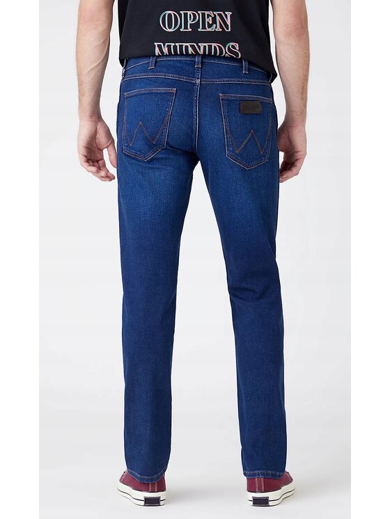 Wrangler Wrangler Jeansy Greensboro Niebieski Regular Fit