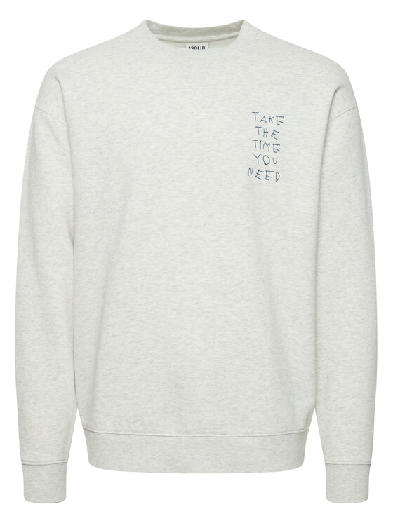 Solid Solid Sweatshirt 21108019 Beige Regular Fit