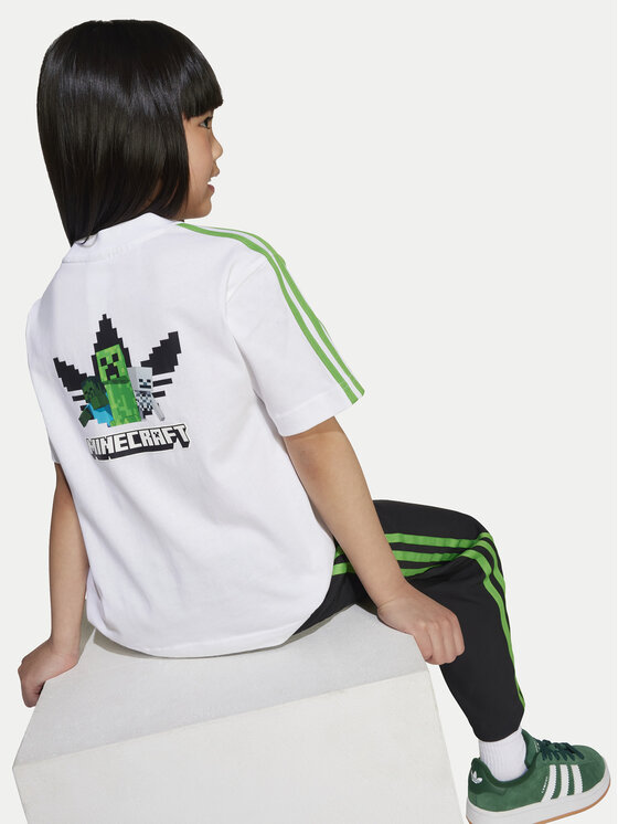 adidas adidas T-Shirt Minecraft JW5329 Bílá Loose Fit