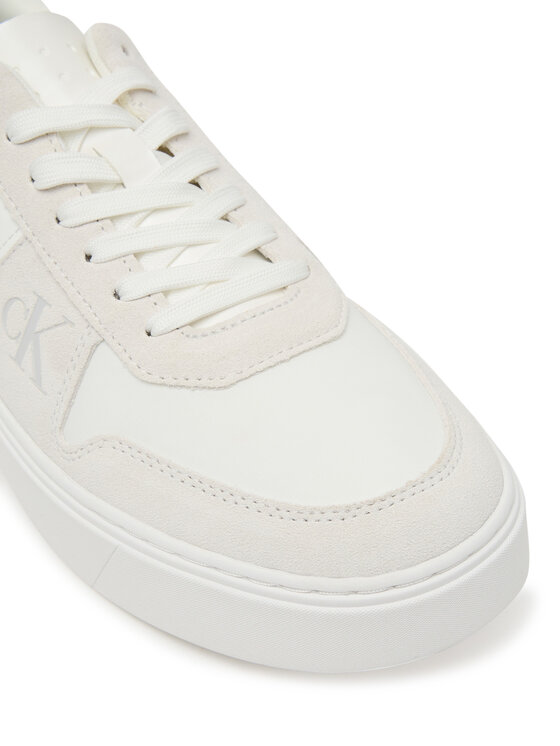Calvin Klein Calvin Klein Сникърси Classic Cups Lace Mix Emb Tongue YM0YM01395 Бял