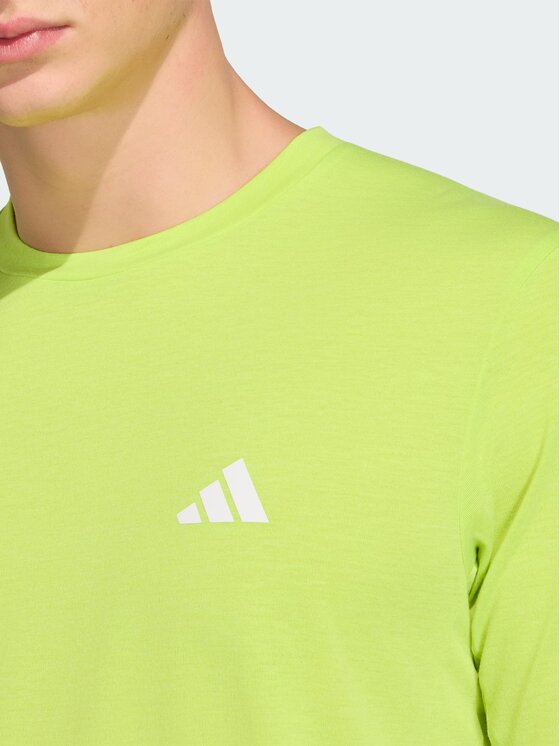 adidas adidas Koszulka techniczna 158826 Żółty Regular Fit