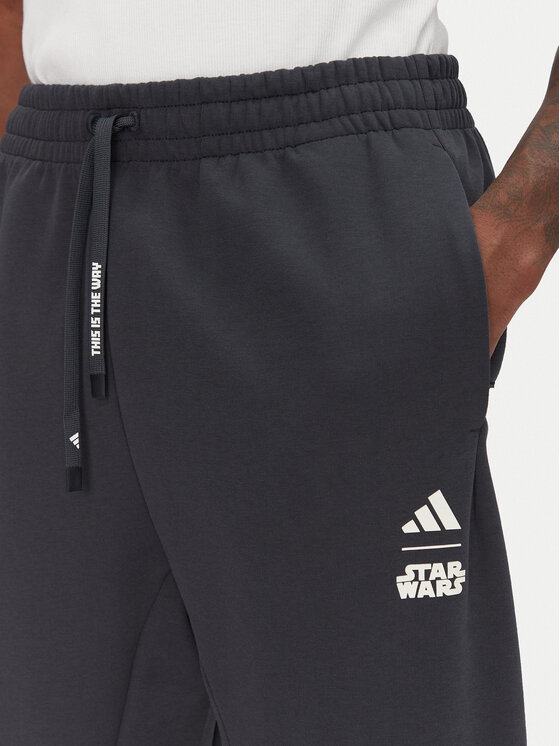 adidas adidas Melegítő alsó Star Wars The Mandalorian™ JI5724 Szürke Regular Fit