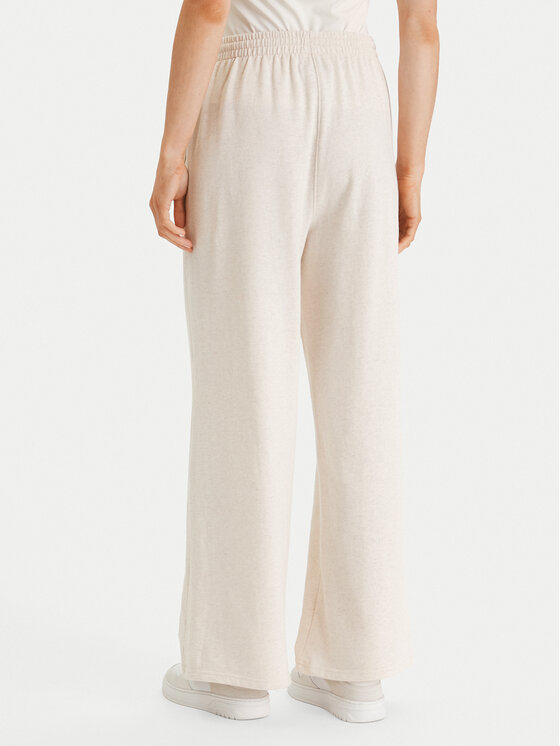 Tommy Hilfiger Tommy Hilfiger Teplákové kalhoty UW0UW06180 Béžová Wide Leg
