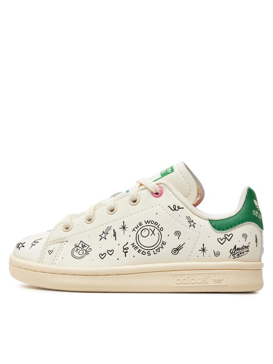adidas adidas Sneakersy Stan Smith C GY1790 Krémová