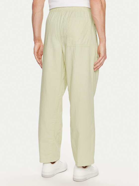 Calvin Klein Jeans Calvin Klein Jeans Pantaloni din material J30J325126 Verde Regular Fit