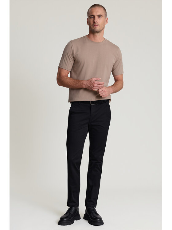Próchnik Próchnik Chinosy PM3 SP073126000008 Czarny Regular Fit