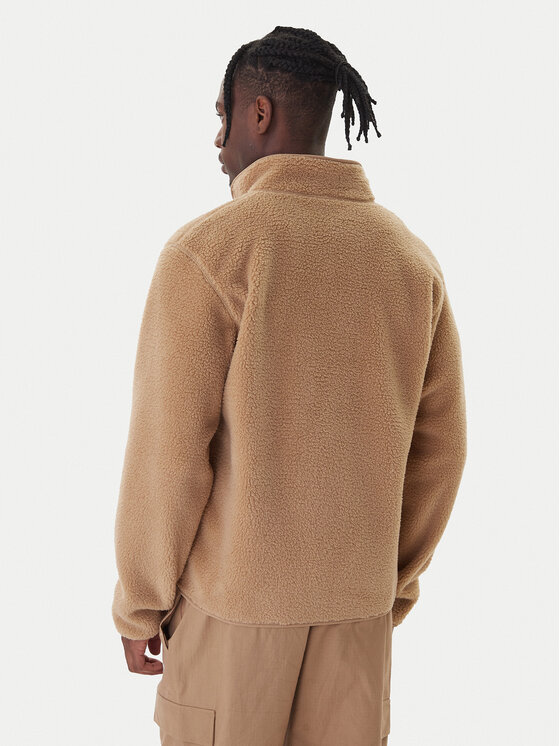 adidas adidas Полар Trefoil Essentials Teddy JW3530 Бежов Loose Fit
