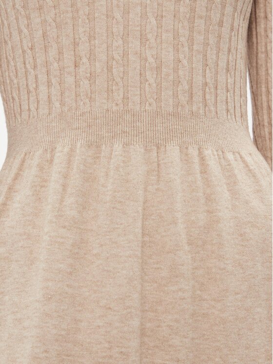ONLY ONLY Rochie tricotată 15306551 Bej Regular Fit