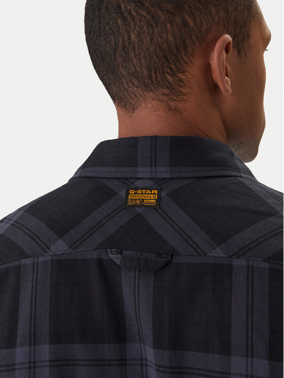 G-Star Raw G-Star Raw Koszula Bristum 2.0 D23553-D748 Granatowy Slim Fit