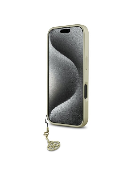 Guess Guess Etui na telefon iPhone 16 Czarny