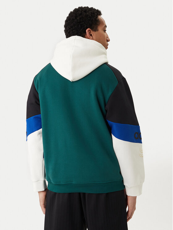 adidas adidas Pulóver Archive Football Graphic KD1438 Zöld Loose Fit