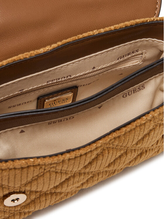 Guess Guess Ročna torba Giully II Mini HWCG96 73740 Rjava