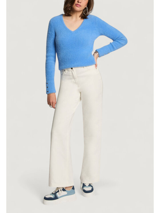 Morgan De Toi Morgan De Toi Maglione 212-MOOVE Blu Sweat Fit