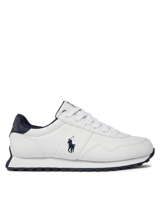 Sneakers Polo Ralph Lauren RF104317 White Tumbled W/ Navy Pp